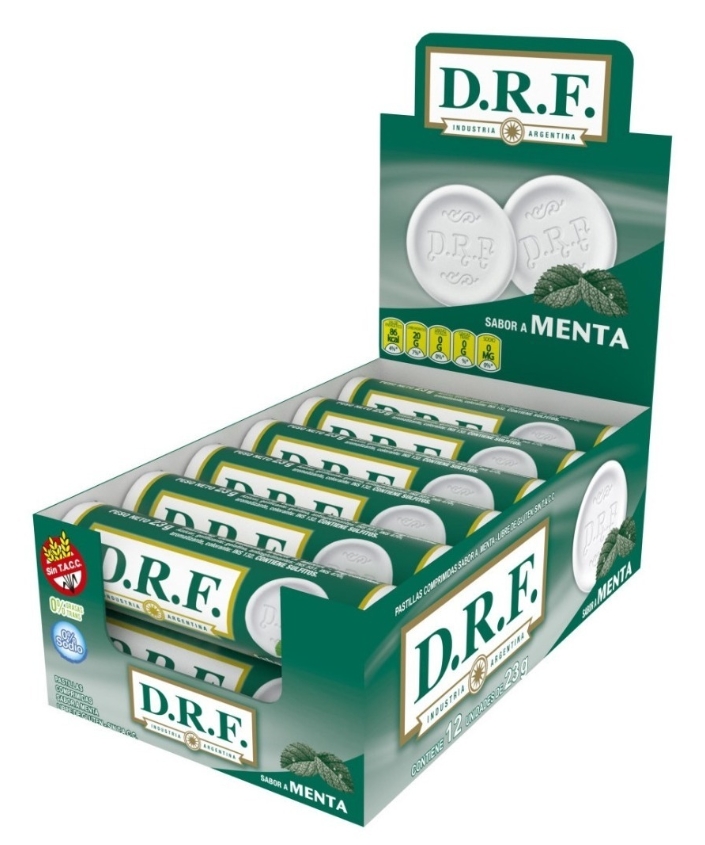 Pastillas D.R.F Sabor Menta (12u)