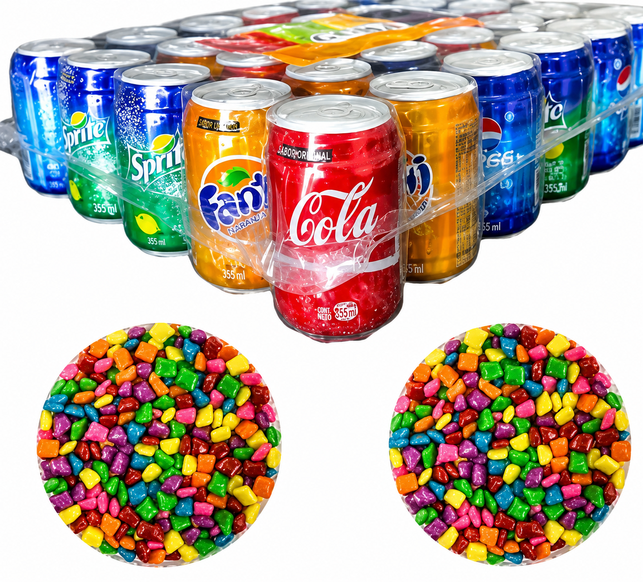 Latitas con chicles