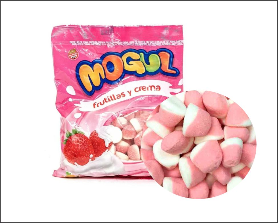 Mogul frutilla con crema